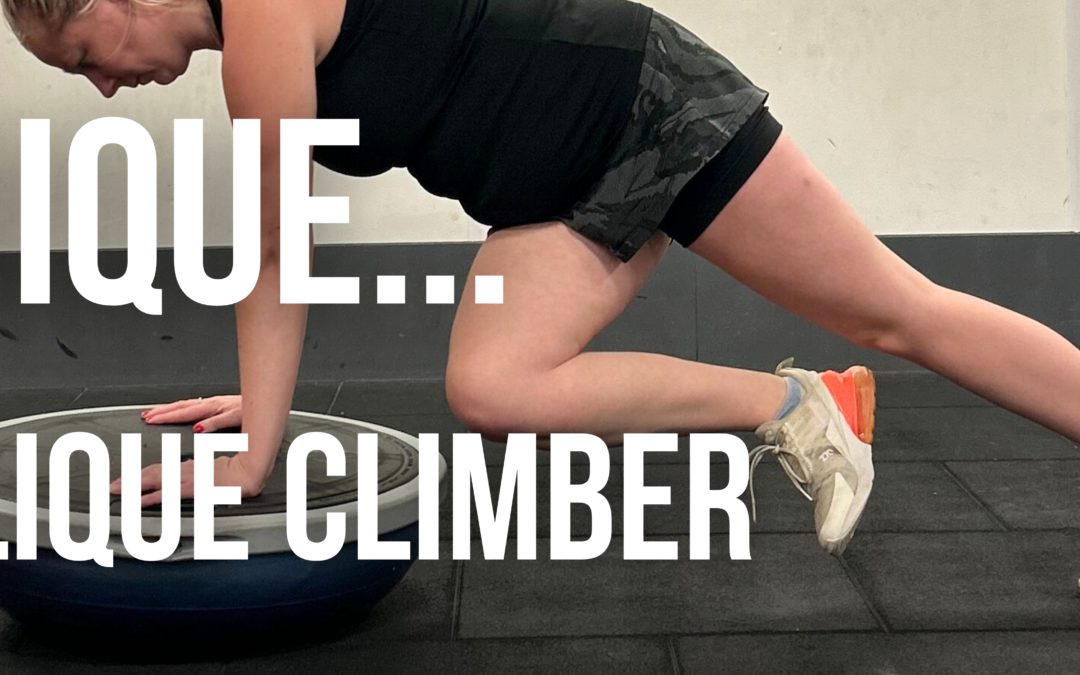 Bosu Oblique Climber